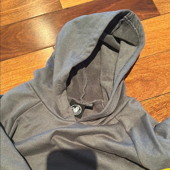 Body Glove Gray and Yellow Color-Blocked Hoodie - Picture 6 of 10